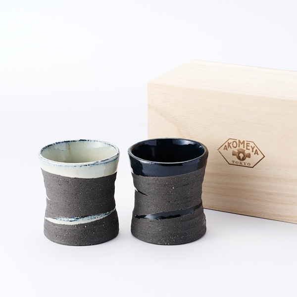 AKOMEYA TOKYO/ AKOMEYAのギフトセット　松助窯・ロックカップ