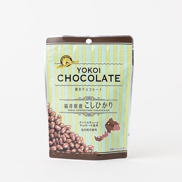 横井チョコレート 福井県産こしひかりチョコ（ミルク）(こしひかりチョコ): お菓子｜AKOMEYA TOKYO
