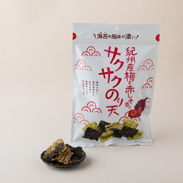 紀州産梅と赤しそ香るサクサクのり天 お菓子 乾き物 Akomeya Tokyo 紀州産梅と赤しそ香るサクサクのり天 お菓子 乾き物 Akomeya Tokyo