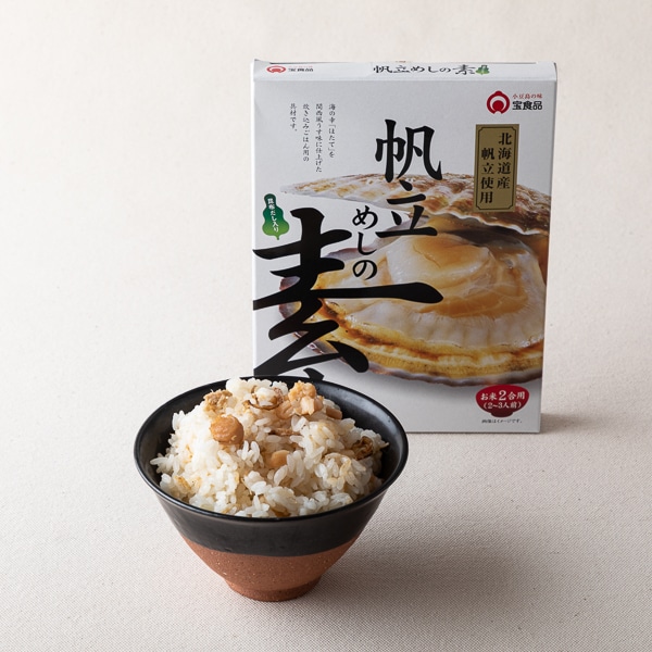 宝食品 帆立めしの素(帆立めし) ごはんのお供 缶詰｜AKOMEYA TOKYO