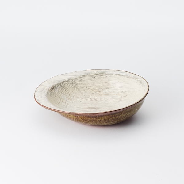 AKOMEYA TOKYO/ 信楽焼 楕円鉢 粉引(粉引): 食器｜AKOMEYA TOKYO