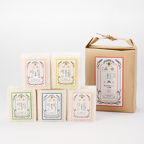AKOMEYA TOKYO/ 令和7年産 利き米セット 5種(5種): お米｜AKOMEYA TOKYO