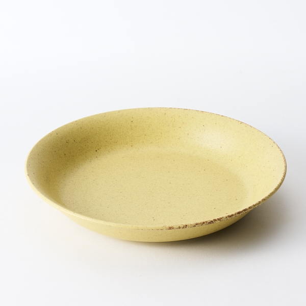 美濃焼陶器市 伊賀イエローKL型カレー皿