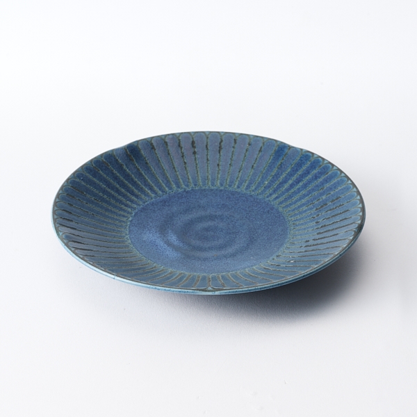 美濃焼陶器市 光彩ブルー5.0寸皿(ブルー): 食器｜AKOMEYA TOKYO