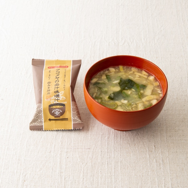 AKOMEYA TOKYO/ アコメヤの出汁味噌汁　白菜・青ねぎ　白みそ仕立て　1食