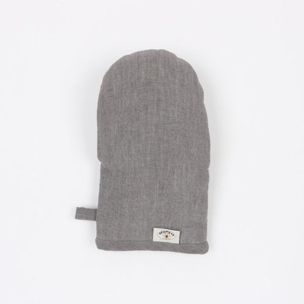 AKOMEYA TOKYO/ kapoc　リネンミトン　グレー