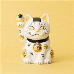 AKOMEYA TOKYO/ 【予約 受注 販売】AKOMEYA Cat's　瀬戸まねき猫　金　10cm