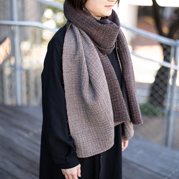 Nine Tailor Ragweed DF Stole ブラウン