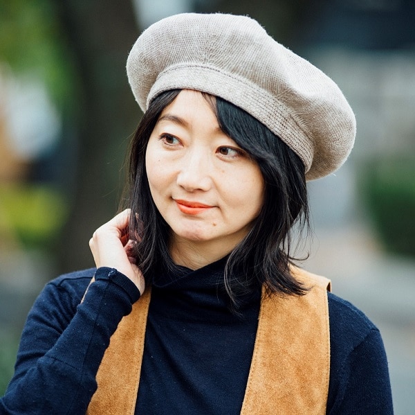 AKOMEYA TOKYO/ Nine Tailor　Culpeper Tam Beret　ベージュミックス