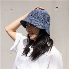 Nine Tailor Phlox Hat Blue Grey