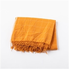 Loomer　Khadi　CottonStripe　Stole　ORANGE