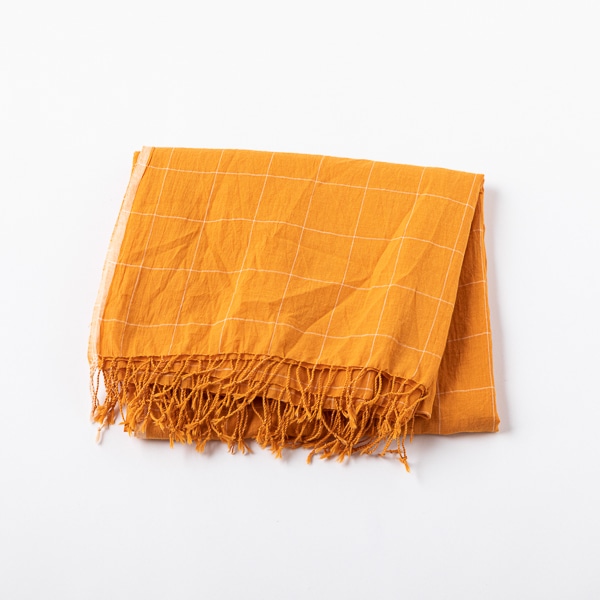 Loomer　Khadi　CottonStripe　Stole　ORANGE