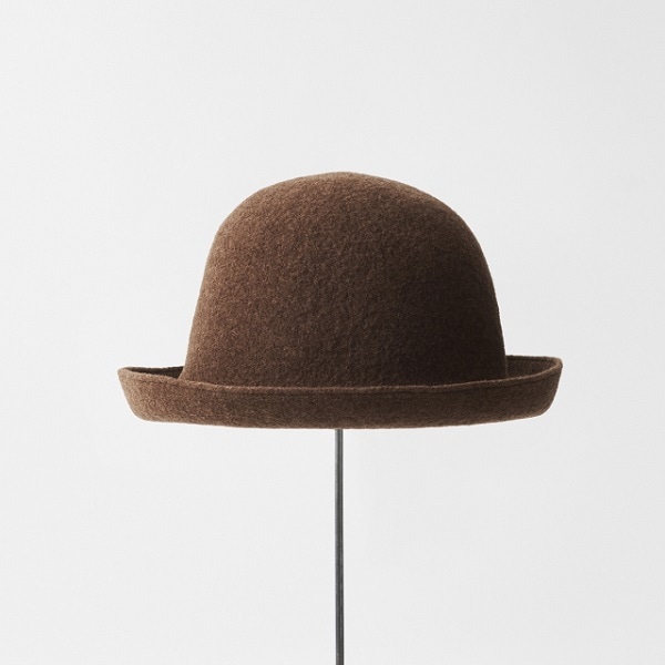 mature ha. widen bell hat lamb choco