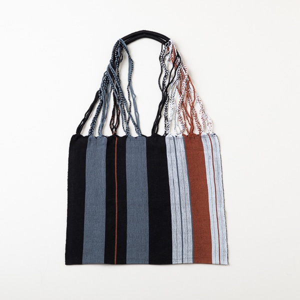 pips hammock bag　アンシメトリーストライプ　ブラック
