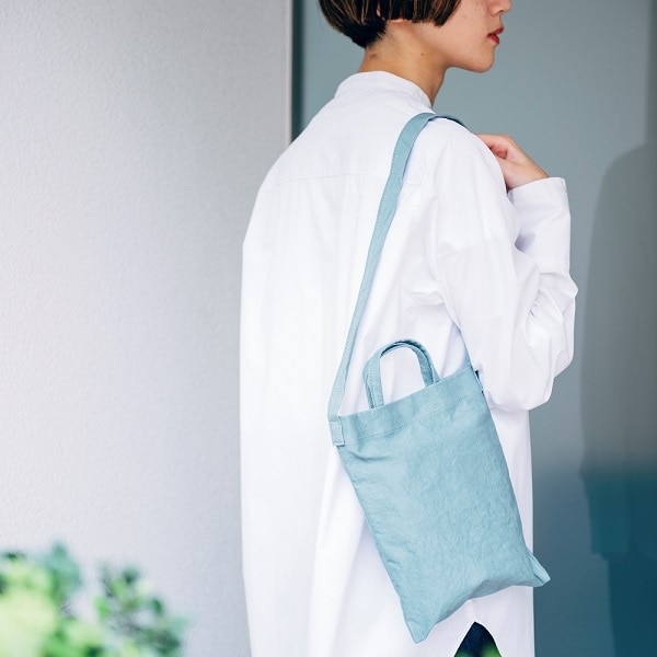 AKOMEYA TOKYO/ コットン2wayバッグ　S　ブルー