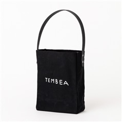 TEMBEA/ SINGLE TOTE HIMAA LOGO BLACK