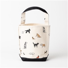 TEMBEA/BAGUETTE TOTE SMALL DOG/BLACK