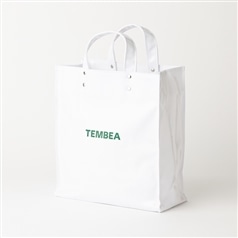 TEMBEA/PAPER TOTE MEDIUM WHITE