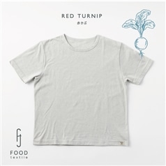 AKOMEYA TOKYO/FOOD TEXTILE　Ｔシャツ　RED TURNIP/BL