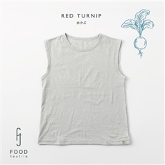 AKOMEYA TOKYO/FOOD TEXTILE　タンクトップ　RED TURNIP/BL