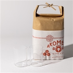 AKOMEYA TOKYO/ グラスセット　お米袋入り