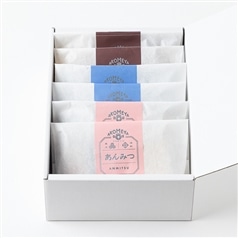 AKOMEYA TOKYO/ 銚子屋 甘味3種セット（6個入）　ギフトボックスS平サイズ入り