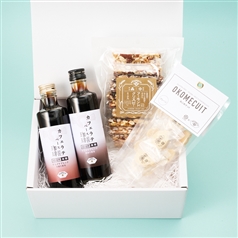 【父の日限定ラッピングでお届け】AKOMEYA TOKYO/ カフェラテベースとお菓子セット