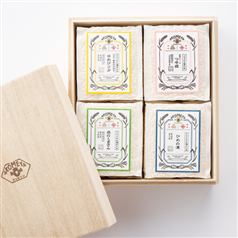 AKOMEYA TOKYO/ 令和6年度　謹製桐箱入り　4つの食味食べ比べセット【2合パック（白米）】
