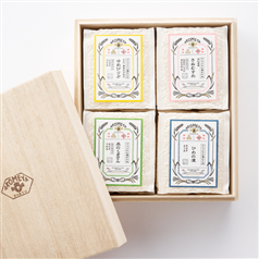 AKOMEYA TOKYO/ 令和6年度　謹製桐箱入り　4つの食味食べ比べセット【2合パック（白米）】