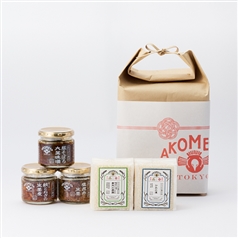 AKOMEYA TOKYO/ たっぷり具材のご飯のお供とお米を愉しむセット（令和7年産）