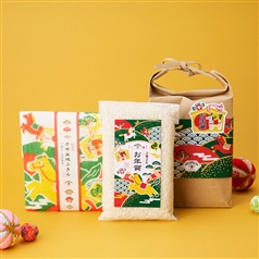 AKOMEYA TOKYO/ 2026年お年賀ギフト　お年賀米＆かや生地ふきん