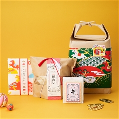 AKOMEYA TOKYO/ 2026年お年賀ギフト　干支米＆鯛めし＆かや生地ふきん