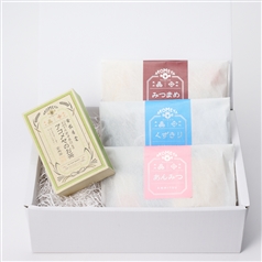 AKOMEYA TOKYO/ アコメヤ厳選！夏の甘味3種と玄米茶のセット
