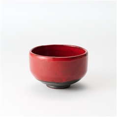 セレン赤抹茶碗