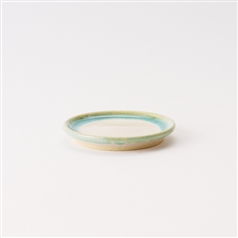 AKOMEYA TOKYO/ 薬味小皿　緑釉流し