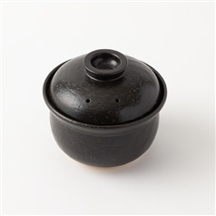 AKOMEYA TOKYO/ 有田焼 黒釉 ごはん土鍋 2合