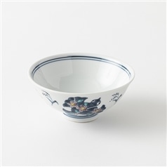 AKOMEYA TOKYO/ 伊万里焼　染錦福良雀碗　小