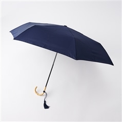Because　折りたたみ晴雨兼用傘　プレーンカラー　ネイビー