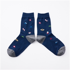 福助×AKOMEYA TOKYO Engimono Socks ネイビー 23-25cm