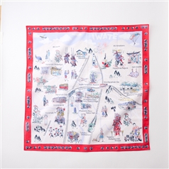 47 Japan Rediscovery ハンカチ 岩手 わんこそば