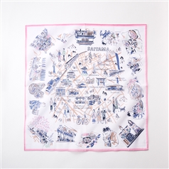 47 Japan Rediscovery ハンカチ 埼玉 ひな人形