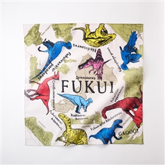 47 Japan Rediscovery ハンカチ 福井 恐竜