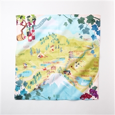 47 Japan Rediscovery ハンカチ 山梨 富士五湖