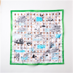 47 Japan Rediscovery ハンカチ 京都府 コーヒー