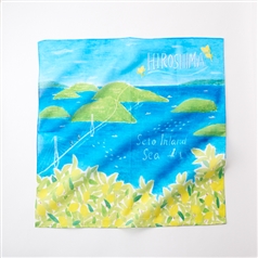 47 Japan Rediscovery ハンカチ 広島 レモン