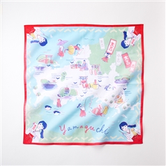 47 Japan Rediscovery ハンカチ 山口 おみくじ