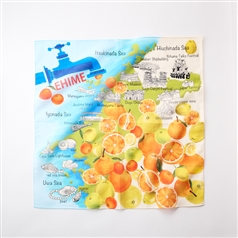 47 Japan Rediscovery ハンカチ 愛媛 柑橘類の種類