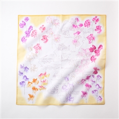 47 Japan Rediscovery ハンカチ 宮崎 スイートピー