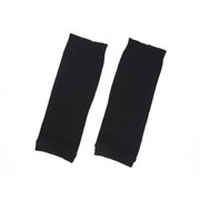 絹屋　極暖　レッグウォーマー　鉄黒