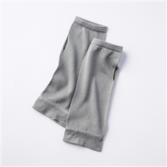 絹屋/ 極暖シルク 薄手アームウォーマー　鉛色